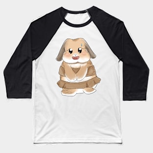 Beige Rabbit Outfit _ Bunniesmee Baseball T-Shirt